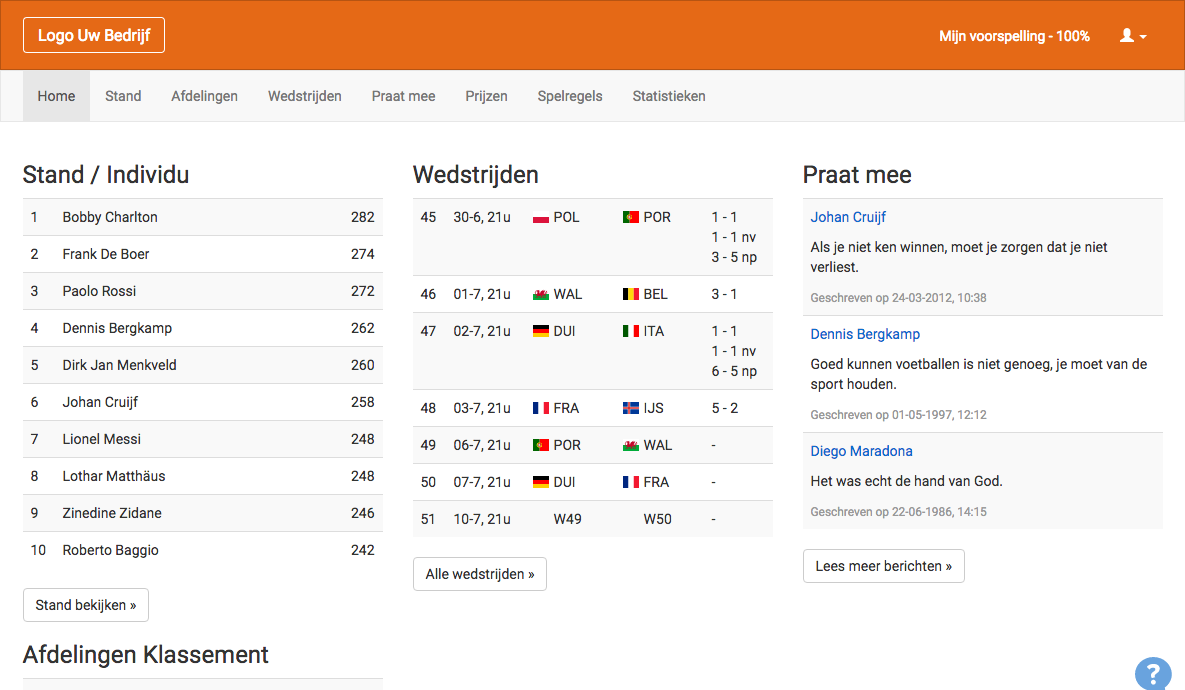 EK Poule 2016 - WK Vrouwen 2023