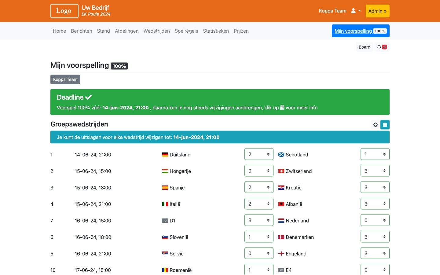 EK Poule 2024 - EK Poule 2024