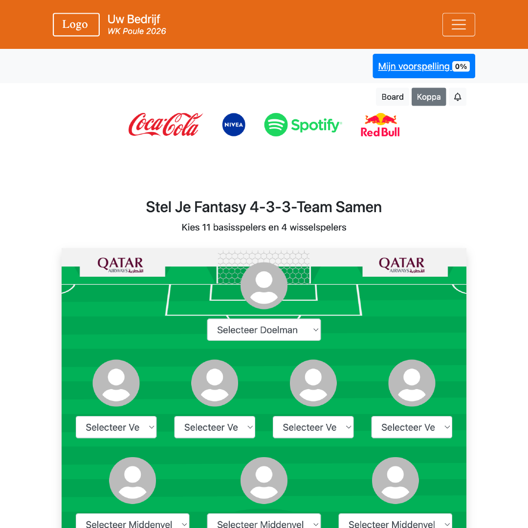 Fantasy Team - WK Poule 2026