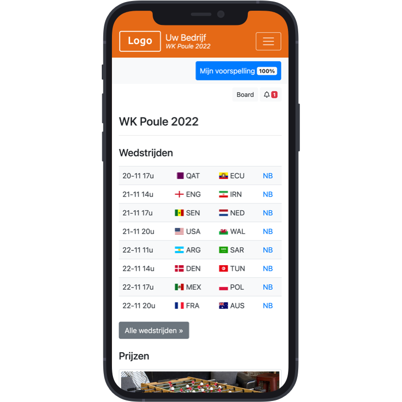 Installeer als App - WK Poule 2026
