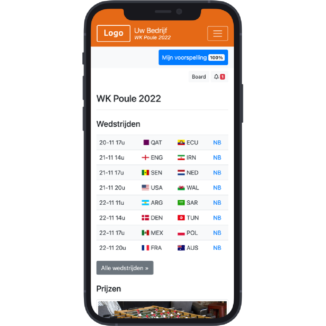 Installeer als App - WK Poule 2026
